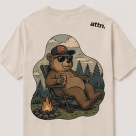 Chillin' Bear tee