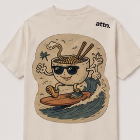 Noodle Surfer tee