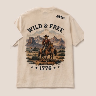 Wild & Free 1776 tee